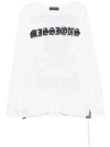 Mastermind Japan Logo Print Long-sleeves T-shirt In Weiss