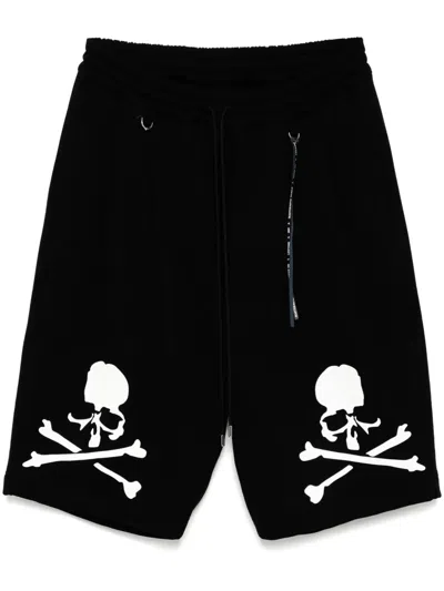 Mastermind Japan Shorts Mit Logo-print In Schwarz