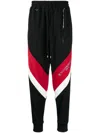 Mastermind Japan Logo-print Stripe-detailing Track Pants In Black