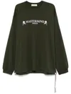 Mastermind Japan Logo-print Long-sleeve T-shirt In 3 Olive