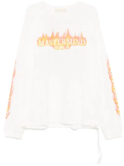 Mastermind Japan Logo-print T-shirt In Weiss