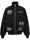Mastermind Japan Logo-print Textured Jacket In Black