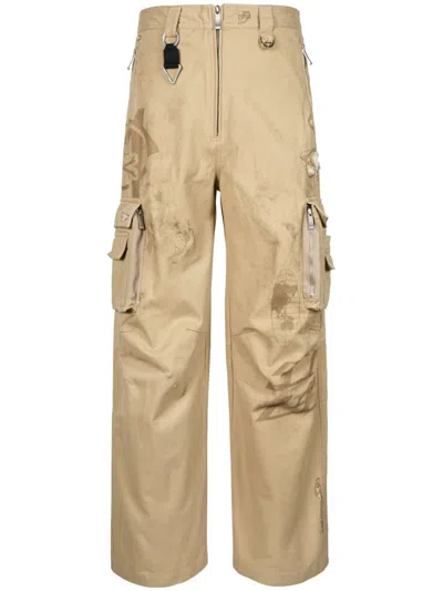 Mastermind Japan Beige C2h4® Edition Construction Cargo Pants In Muddy Khaki