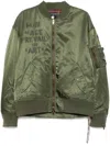 Mastermind Japan Logo-printed Bomber Jacket In Green