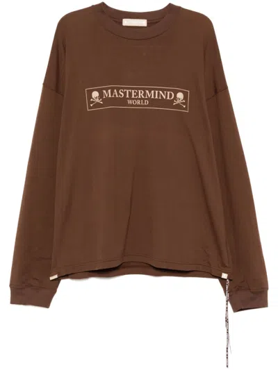 Mastermind Japan Logo-printed T-shirt In Brown