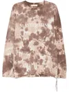 Mastermind Japan Logo Print Long Sleeves T-shirt In Neutrals