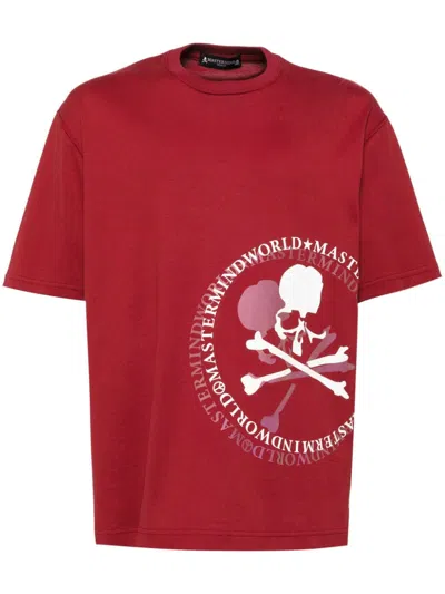 Mastermind Japan Logo-printed T-shirt In Burgundy