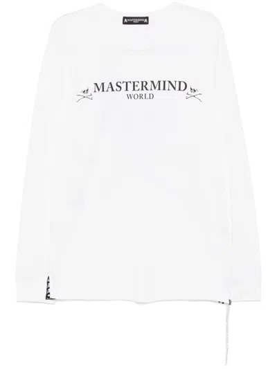 Mastermind Japan Logo-printed T-shirt In White
