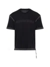 Mastermind Japan Short Sleeve T-shirt Graphic Print Drawstring In Black