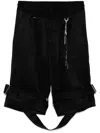 Mastermind Japan Logo-strap Shorts In Black