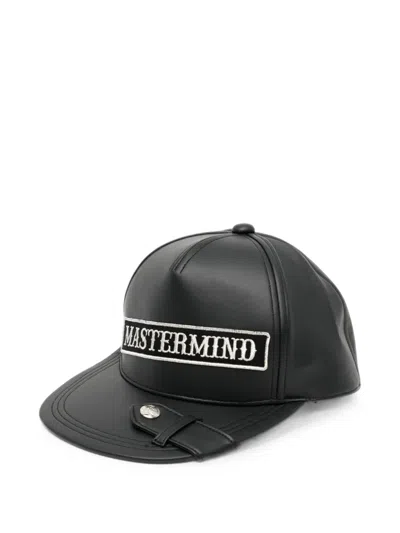 Mastermind Japan Logo-patch Buckled Baseball Cap In Black