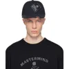 Mastermind Japan Black Mw Tagged Cap In Black