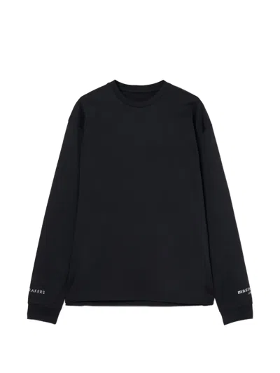 Mastermind Japan Logo-print Long-sleeve T-shirt In Black