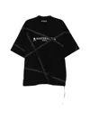 Mastermind Japan Logo-print Panelled T-shirt In Black