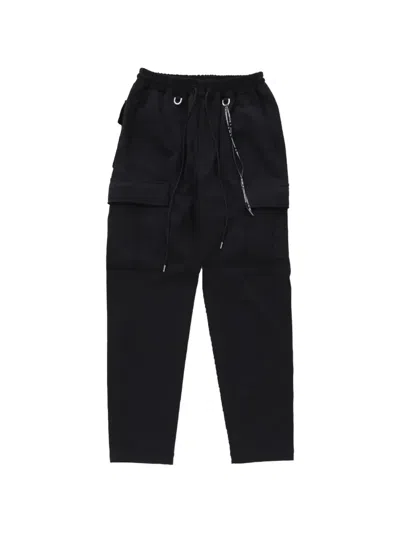 Mastermind Japan Logo-print Slim-cut Cargo Pants In Blue