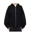 Mastermind Japan Sheer Multi-layered Zipper Casual Jacket In Black