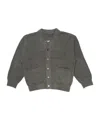 Mastermind Japan Long-sleeved Knitted Cardigan In Gray