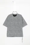 Mastermind Japan Lopped Short-sleeve T-shirt In Black