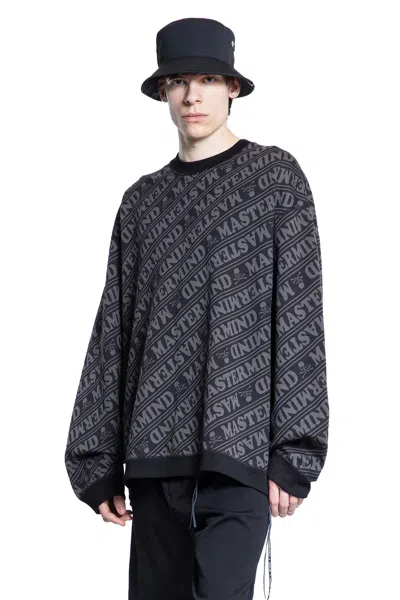 MASTERMIND JAPAN ALL OVER DIAGONAL LOGO SWEATSHIRT