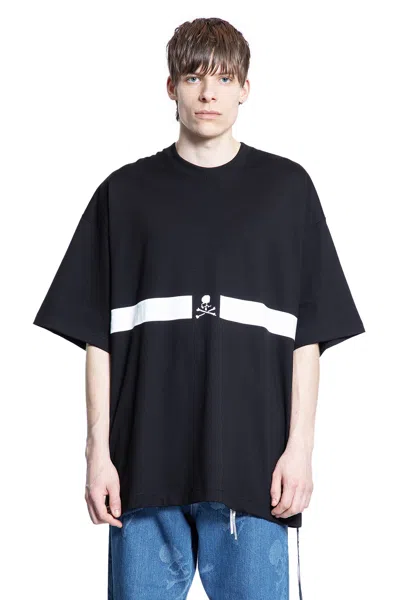 MASTERMIND JAPAN MAGLIETTA OVERSIZE CON LOGO A RIGHE