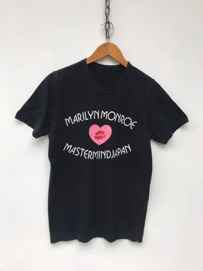 Pre-owned Mastermind Japan Marilyn Monroe Shirt Japanese Streetwear In Black