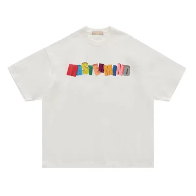 Pre-owned Mastermind Japan Mastermind Multi Color Logo Tee 'white' | Men's Size L