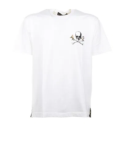 MASTERMIND JAPAN MASTERMIND JAPAN MASTERMIND WHITE T-SHIRT WITH LOGO