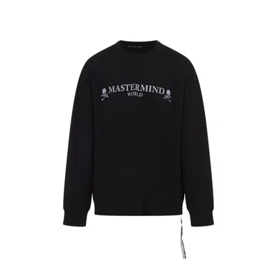 Mastermind Japan Mastermind World Black Cotton Og Sweatshirt In Blue