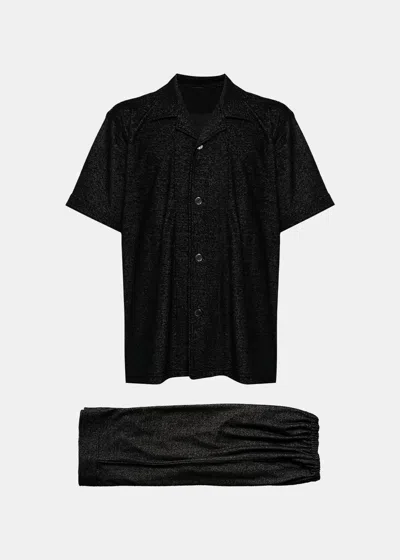 Mastermind Japan Cotton-blend Pyjamas In Black/gray