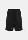 MASTERMIND JAPAN MASTERMIND WORLD BLACK/PURPLE SWITCHED SHORTS