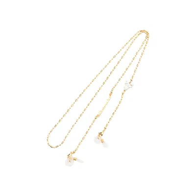 Pre-owned Mastermind Japan Mastermind World Earbud/eyewear Chain 'gold' | Men's Size Onesize