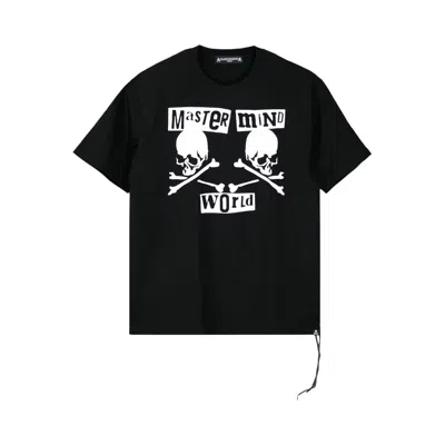 Pre-owned Mastermind Japan Mastermind World Flyer Short-sleeve Tee 'black' | Men's Size L