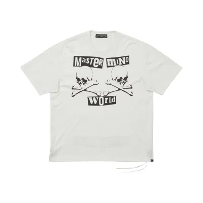 Pre-owned Mastermind Japan Mastermind World Flyer Short-sleeve Tee 'white' | Men's Size M