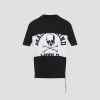 Mastermind Japan Mastermind World Horizontal Blocked Mini Short Sleeve Tee In Black