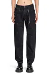 Mastermind Japan All Over Skull 5 Pocket Jeans In Black