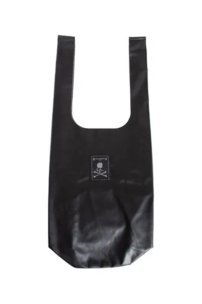 Mastermind Japan Mastermind World Leather Bags In Black