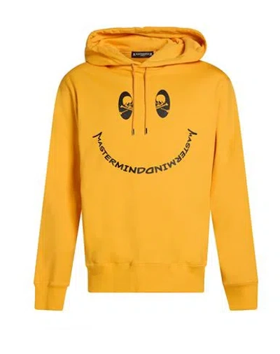 Mastermind Japan Mastermind World Man Sweatshirt Marigold Size L Cotton In Multi