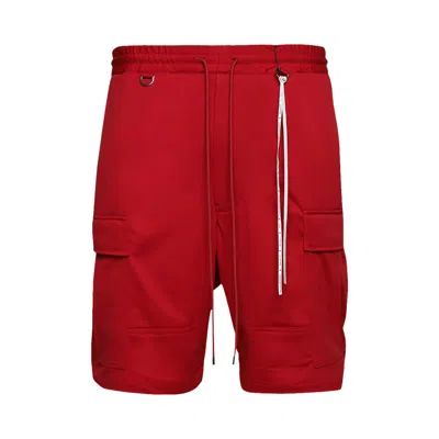 Pre-owned Mastermind Japan Mastermind World Shorts 'red' | Men's Size L
