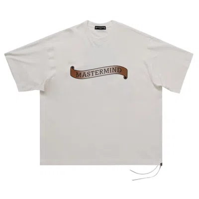 Pre-owned Mastermind Japan Mastermind World Skull Tattoo Tee 'white' | Men's Size M