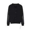 Mastermind Japan Cashmere Cardigan With V-neckline And Skull Motif In Black