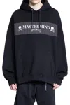 Mastermind Japan Grid-motif Long-sleeve Hoodie In Black