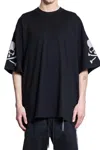 Mastermind Japan Man Black T-shirts & Tank Tops In Black