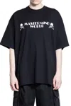 Mastermind Japan Man Black T-shirts & Tank Tops In Black
