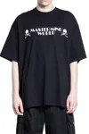 Mastermind Japan Man Black T-shirts & Tank Tops In Black