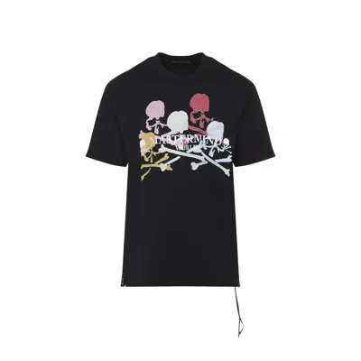 Mastermind Japan Graphic Print Crew Neck Short Sleeve T-shirt In Black