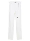 Mastermind Japan Regular Fit Belted Easy Pants In White
