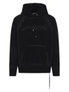Mastermind Japan Mastermind Classic Hooded Black Sweatshirt With Graphic Detailing In Black
