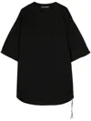 Mastermind Japan Metallic-effect Cotton T-shirt In Black
