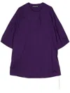 Mastermind Japan Metallic-effect Cotton T-shirt In Purple