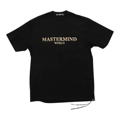 Mastermind Japan Mirror Logo Short Sleeve Tee Regular Fit In Black